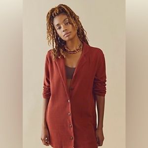 Free People Lizzie Romper • SunBlush ~ Size XL •NWT